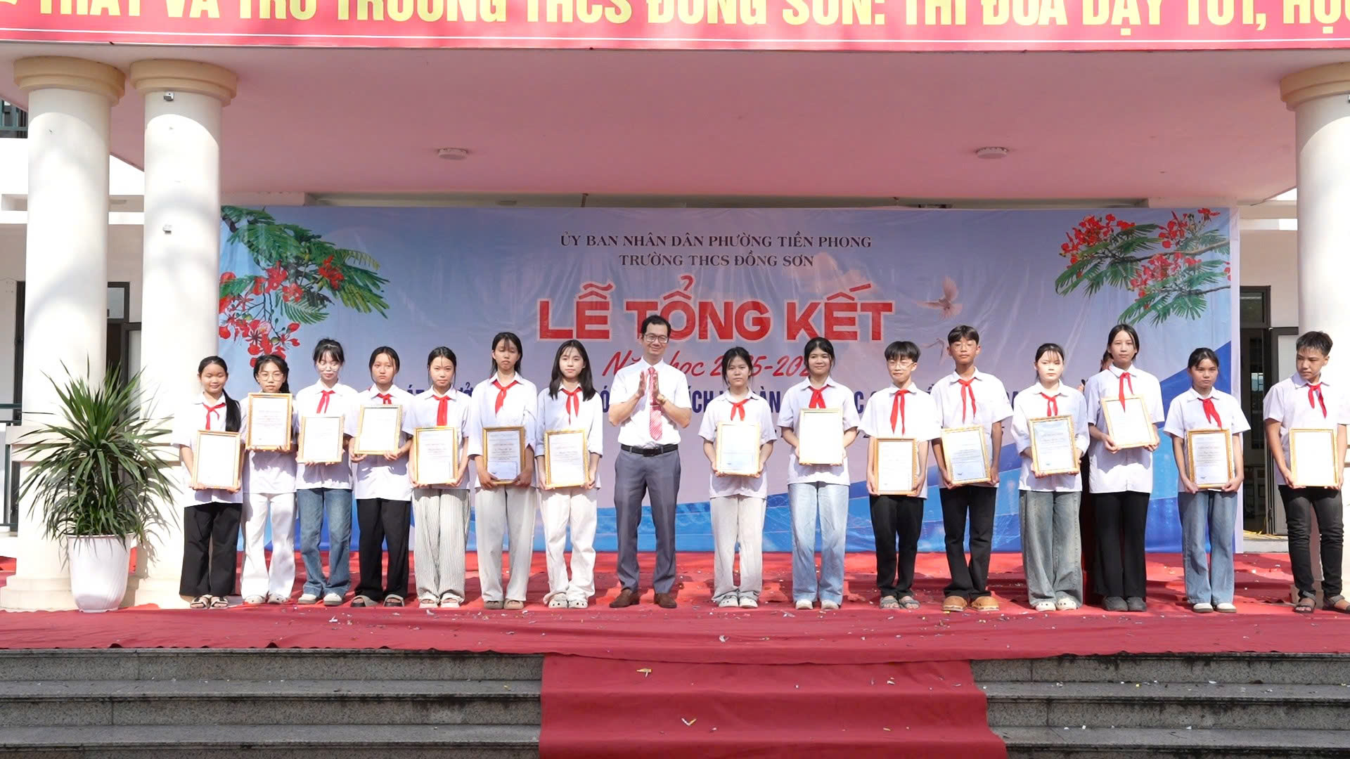 Trường THCS Đồng Sơn tổng kết năm học 2025 - 2026